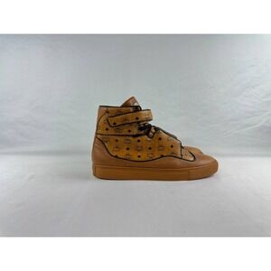 MCM Visetos High Top Leather Sneakers Men's Size 13